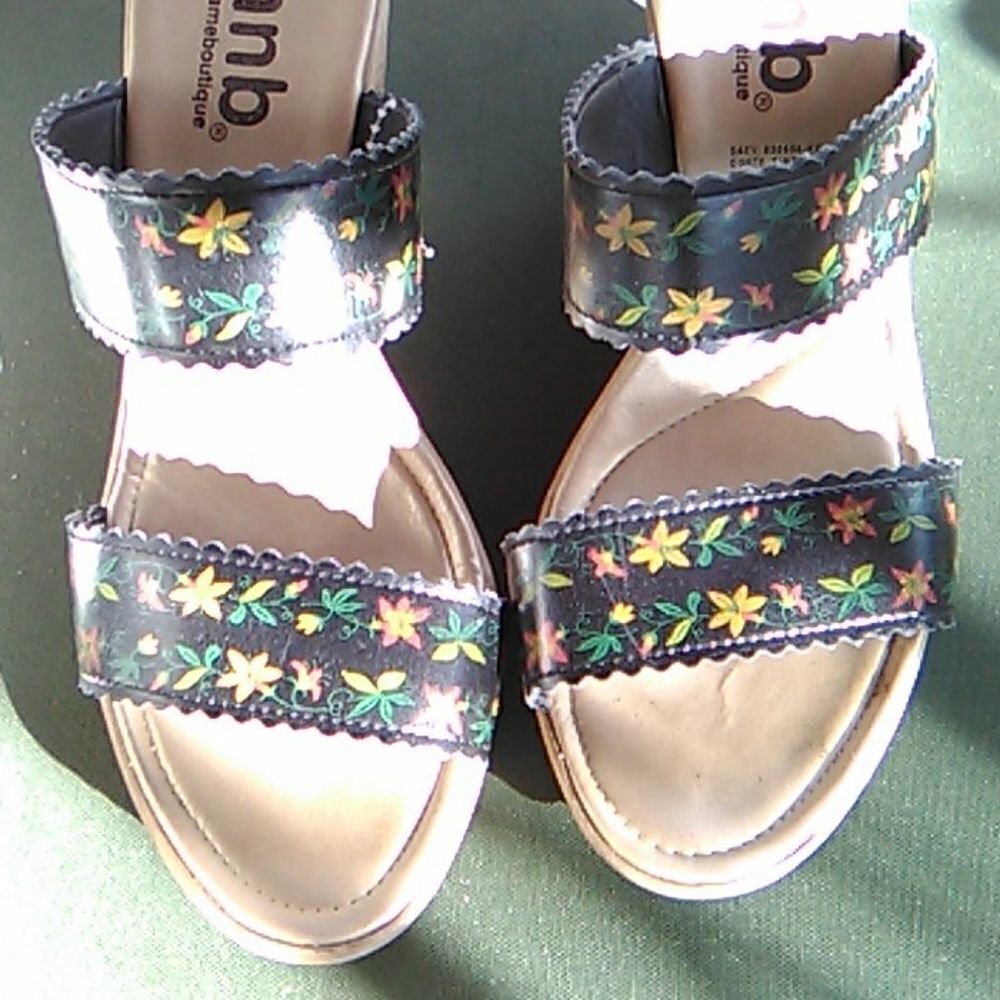 nnb nonameboutique Platform Wedge Sandals